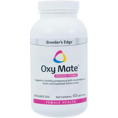 Breeder's Edge Oxy Mate Prenatal Supplement for Medium & Large Dogs Soft Chews 60 ct