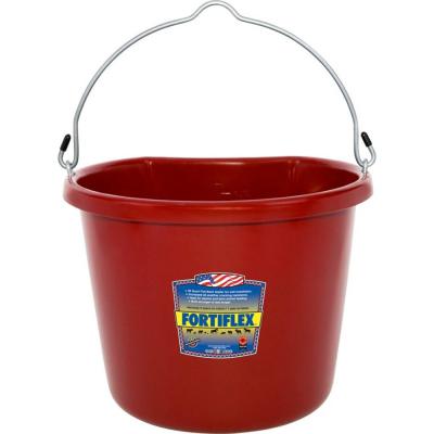 Fortiflex Flatback Bucket 20 qt. Red