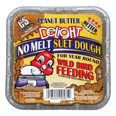 C&S Delight No Melt Suet Dough Peanut Butter 11.75 oz.