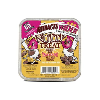 C&S Nutty Suet Treat for Wild Birds 11.75 oz.