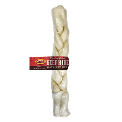 Cadet Beef Hide 13-14" Braided Stick