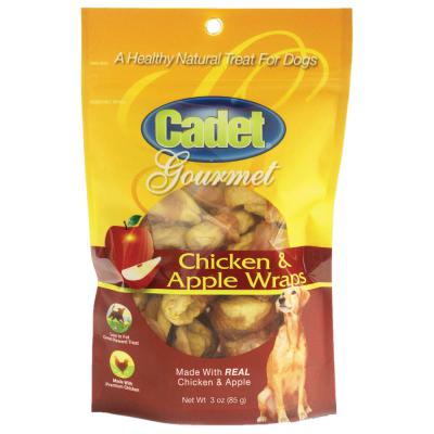 Cadet Chicken & Apple Wraps 3 oz.