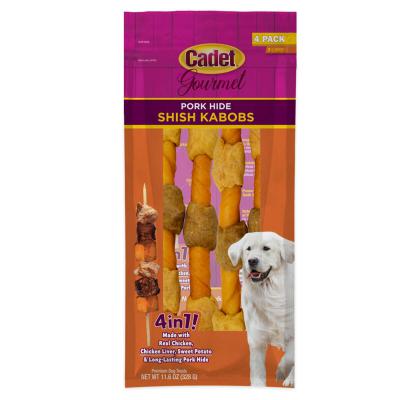 Cadet Gourmet Porkhide Shish Kabobs 4 Pack