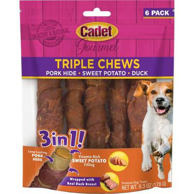 Cadet Triple Chews Duck 6 Pack 6.3 oz.