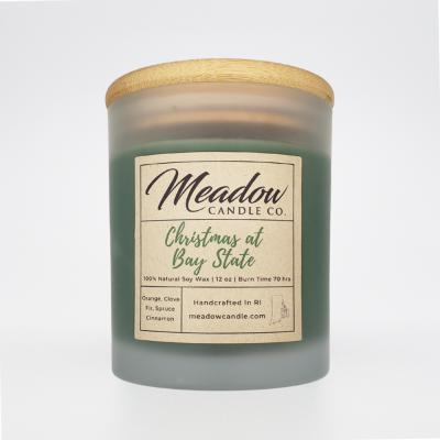 Meadow Candle Co. Christmas at Bay State Soy Candle 12 oz.