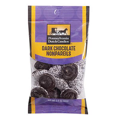 Pennsylvania Dutch Candies Dark Chocolate Nonpareils 3.5 oz.