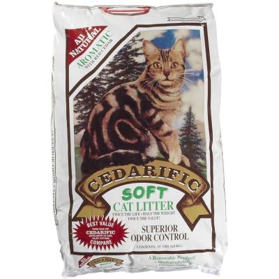 Cedarific Natural Cedar Chips Cat Litter 15 lb.