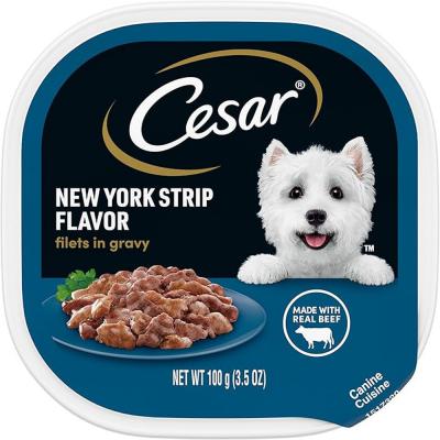 Cesar New York Strip Flavor Filets in Gravy 3.5 oz.