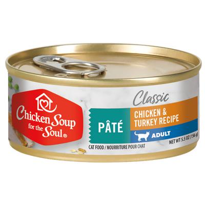 Chicken Soup Adult Cat Chicken & Turkey Pate 5.5 oz.