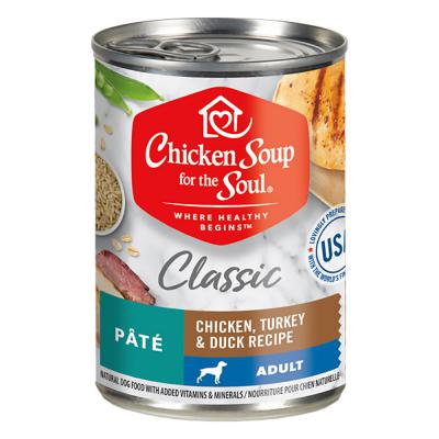 Chicken Soup Adult Dog Chicken, Turkey & Duck Pate 13 oz.