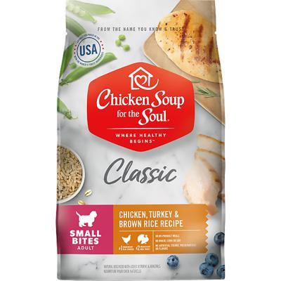 Chicken Soup Adult Small Bites Chicken, Turkey & Brown Rice 28 lb.