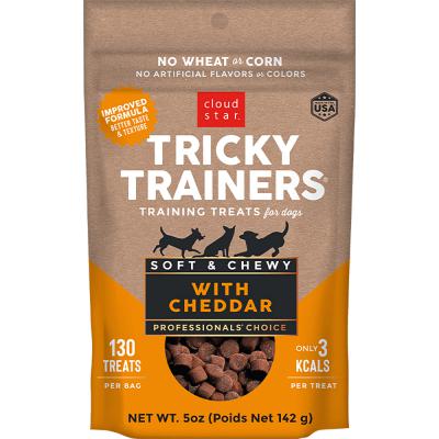 Cloud Star Tricky Trainers Chewy Treats Cheddar 5 oz.