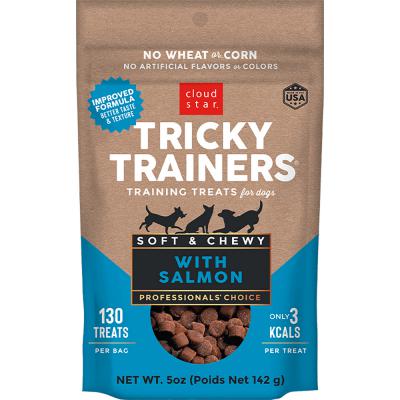 Cloud Star Tricky Trainers Chewy Treats Salmon 5 oz.