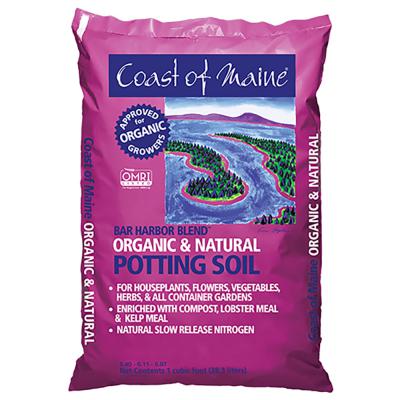 Coast Of Maine Bar Harbor Blend Organic Potting Soil 1 Cf.