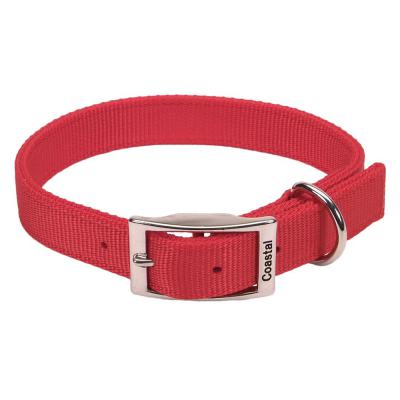 Coastal Double-Ply Dog Collar Red Large 1 in. x 24 in.