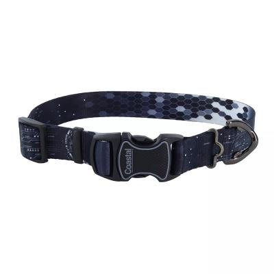 Coastal Inspire Adjustable Fashion Dog Collar Digital matrixx Extra Small 5/8 in. x 8-12 in.