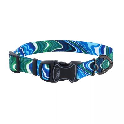 Coastal Inspire Adjustable Fashion Dog Collar Malachite Magic Extra Small 5/8 in. x 8-12 in.