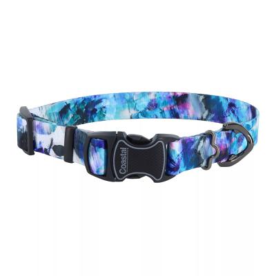 Coastal Inspire Adjustable Fashion Dog Collar Rainy Day Floral Extra Small 5/8 in. x 8-12 in.