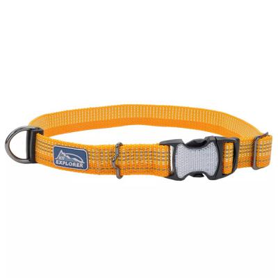 Coastal K9 Explorer Brights Reflective Adjustable Dog Collar Desert Extra Small 5/8 in. x 8-12 in.