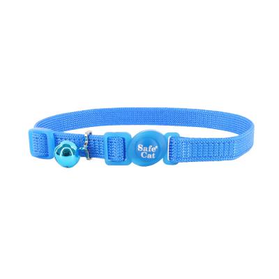 Coastal Safe Cat Adjustable Snag-Proof Breakaway Collar Blue Lagoon 3/8 in. x 8-12 in.