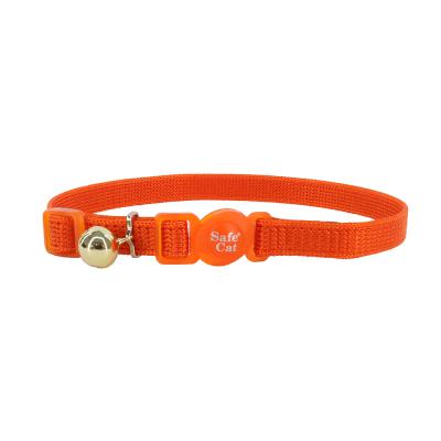 Coastal Safe Cat Adjustable Snag-Proof Breakaway Collar Sunset Orange 3/8 in. x 8-12 in.