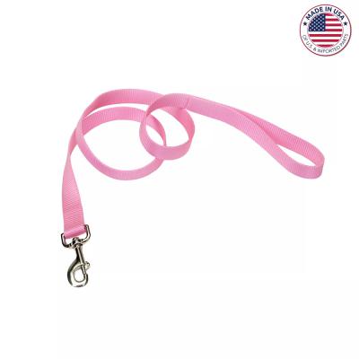 Coastal Single Ply Nylon Dog Leash Bright Pink