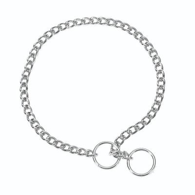 Coastal Titan Chain Training Dog Collar Chrome 1.5 mm x 12 in.