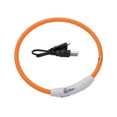 Coastal USB Light-Up Neck Ring Orange 16 in. Maximum