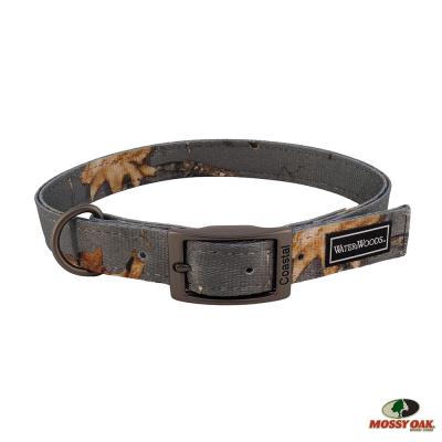 Coastal Water & Woods Double-Ply Patterned Hound Dog Collar Country Roots Evergreen Large - 1 in. x 18 in.