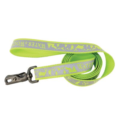 Coastal Water & Woods Reflective Dog Leash Water & Woods Lime Medium/Large - 1 in. x 6 ft.