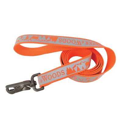 Coastal Water & Woods Reflective Dog Leash Water & Woods Orange Medium/Large - 1 in. x 6 ft.