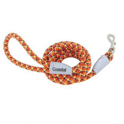 Coastal Pro Active Woven Reflective Rope Leash Burning Blocks 1 in. x 6 ft.