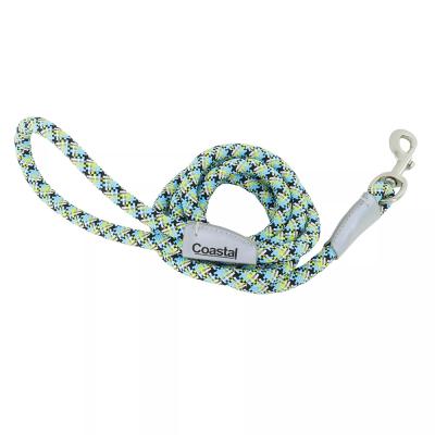 Coastal Pro Active Woven Reflective Rope Leash North Sky Net 1 in. x 6 ft.