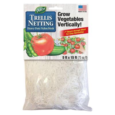 Dalen Trellis Netting With 7 in. Reach Through Mesh 5x15 ft. White