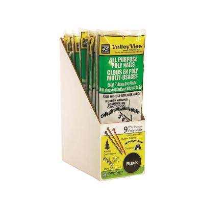 View Valley Nail Poly Edge Lawn Black 9 in.