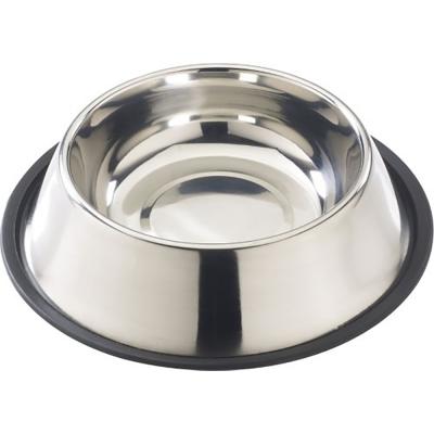 Dog Dish Ss No Tip 32 oz.