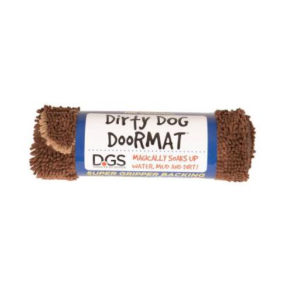 Dogs Gone Smart Dirty Dog Doormat Mocha Brown 35 in. X 26 in. LG