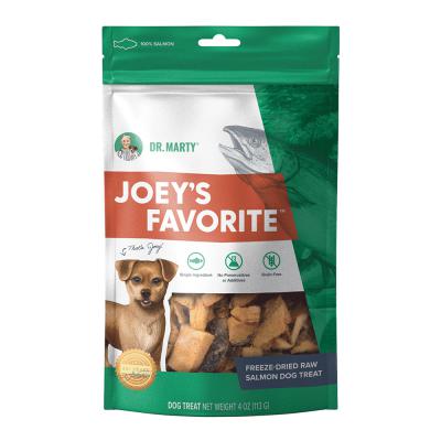 Dr. Marty Joey's Favorite Freeze-Dried Raw Salmon Dog Treat 4 oz.