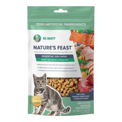 Dr. Marty Nature's Feast Essential Wellness Poultry, Beef & Salmon Freeze Dried Raw Cat Food 5.5 oz.