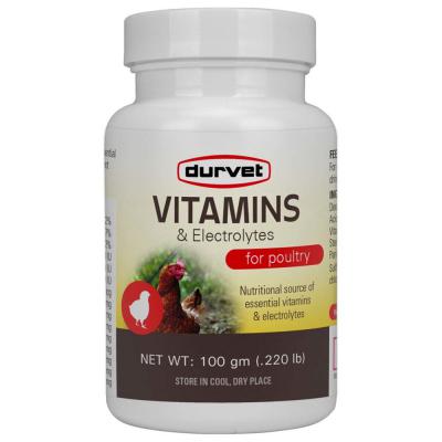 Durvet Vitamins and Electrolytes Poultry Nutrient Supplement 100g