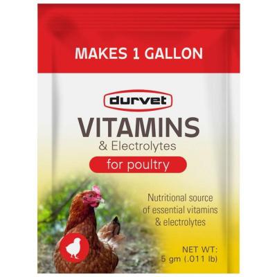 Durvet Vitamins & Electrolytes For Poultry 5 gm