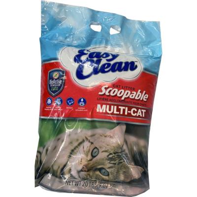 Easy Clean Multi Cat Scoopable Cat Litter Odor Block 20 lb.