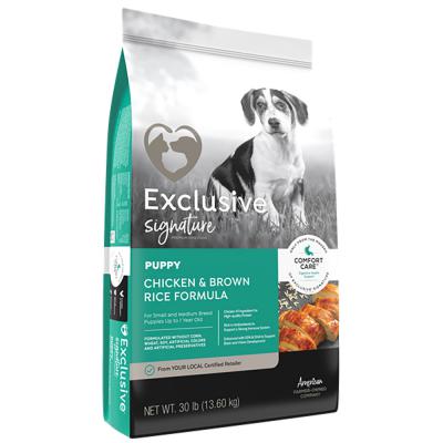 Exclusive Puppy Chicken & Brown Rice 30 lb.