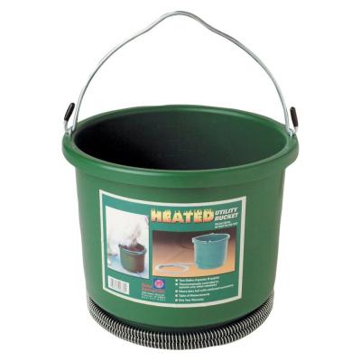 Farm Innovators Plastic Heated Bucket 2 gal 60 W Green