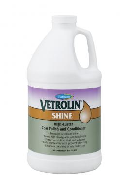 Farnam Vetrolin Shine High-Luster Coat Polish & Conditioner 64 oz.