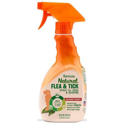 TropiClean Natural* Flea & Tick Pet & Bedding Spray for Dogs 16 oz.