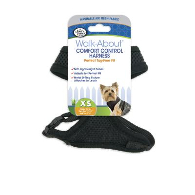 Four Paws Comfort Control Dog Harness Black X-Small