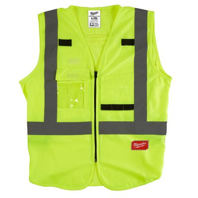 Milwaukee Polyester Safety Vest High Visibility Yellow S/M