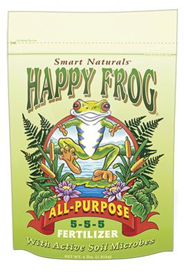 FOX FARM HAPPY FROG All PURP FERT 5-5-5 4 lb.