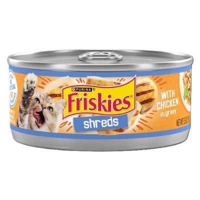 Friskies Shreds With Chicken In Gravy Wet Cat Food 5.5 oz.